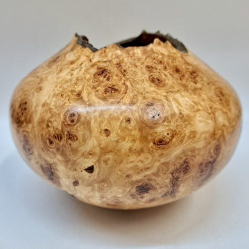JW-253 Colorado Aspen Burl Hollow Woodturning $225 at Hunter Wolff Gallery